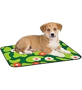 Qeils Reusable Puppy Pads for Small Dogs, Washable Pee Pads with Non-Slip , Absorbent Leakproof M...