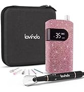 Professional Nail Drill Machine, Lavinda 35000RPM Electric Nail File for Acrylic Gel Nails, Cordl...