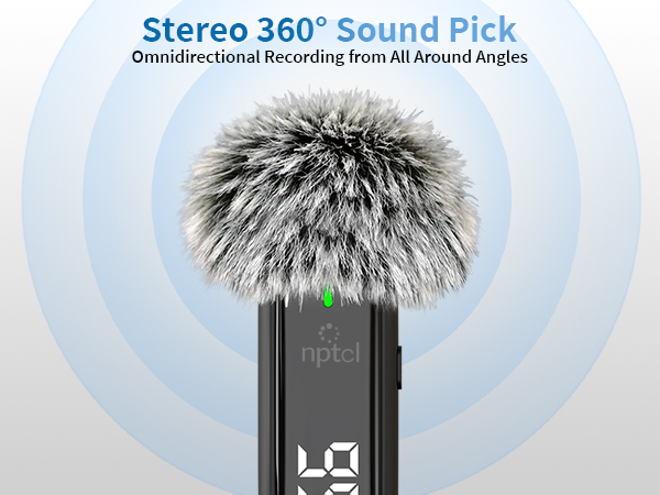 omnidirectional microphone pick up sound 360° from all around