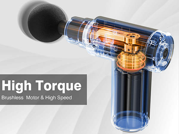 Massage Gun Deep Tissue Back Massage for Athletes for Pain Relief Percussion Massage 4 Massage Head