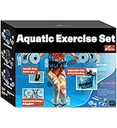 Sportneer Water Aerobics Pool Exercise Equipment Water Workout Combo Set Includes High Density Wa...