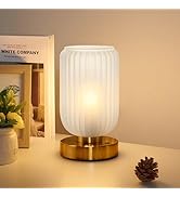 LigthRound Touch Table Lamp for Bedroom, Cordless Bedside Small Table Lamp, Dimmable Rechargeable...