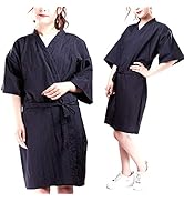 FOMIYES 1Pcs Salon Client Gown Robes Cape, Lightweight Hair Salon Smock, Kimono Style Quick- dry ...