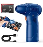 WERTYI Compressed Air Duster-3 Gear Adjustable 130000RPM Electric Air Duster for Computer Keyboar...