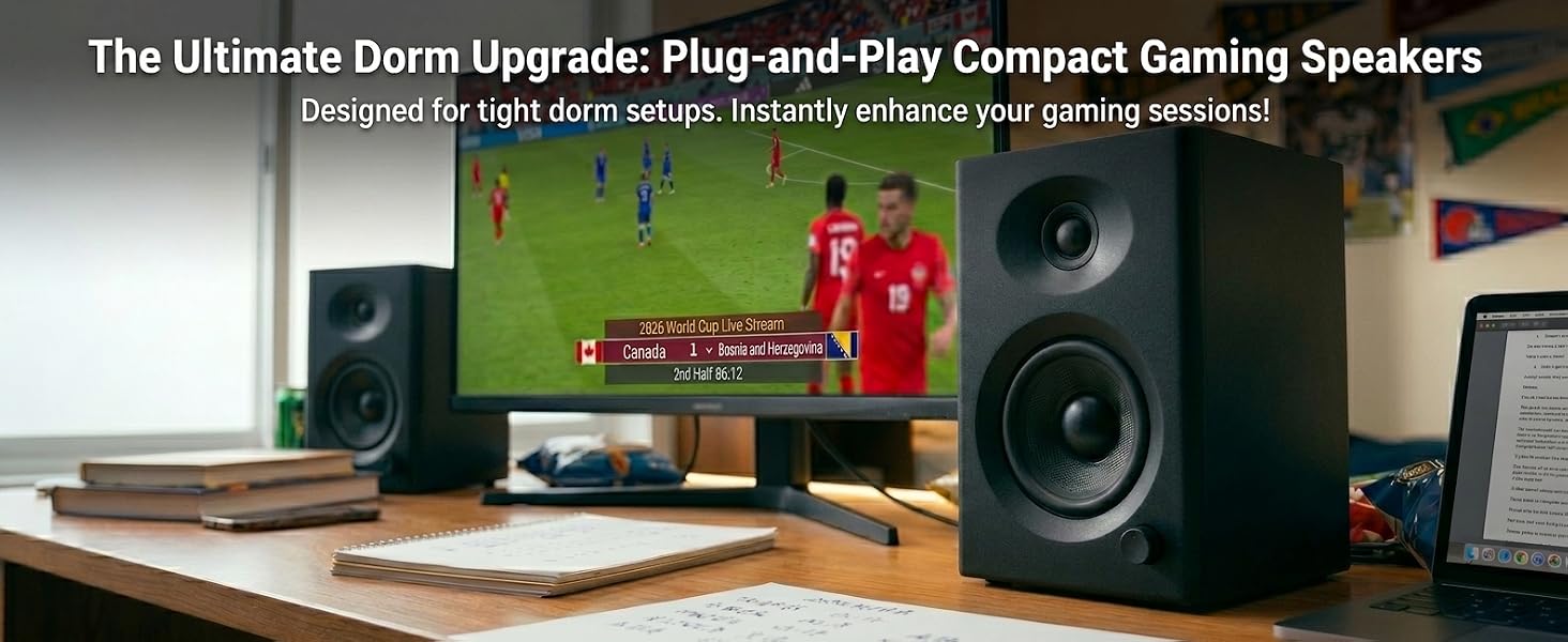 speakers for gaming in dorm