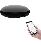 eMylo Smart Hub WiFi IR Universal Remote Control with Indoor Room Thermometer Hygrometer for Home...