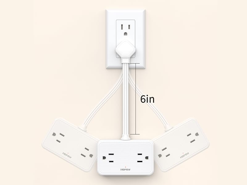 6 inch extension cord