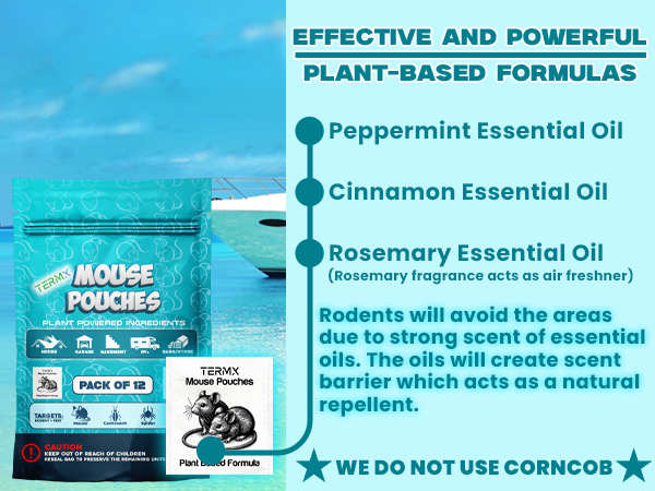 mouse repellent pouches