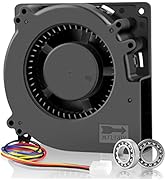 Wderair 120mm x 32mm Dual Ball DC Blower Centrifugal Fan 12V 4Pin PWM Big Airflow for DIY Air Exh...