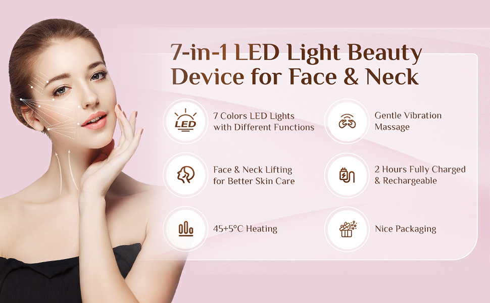 Face and Neck Massager Tool