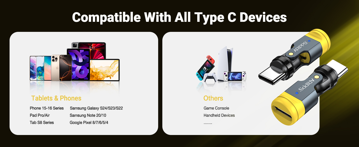 Compatible With All Type C Devices