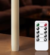 Rechargeable flameless pillar candles
