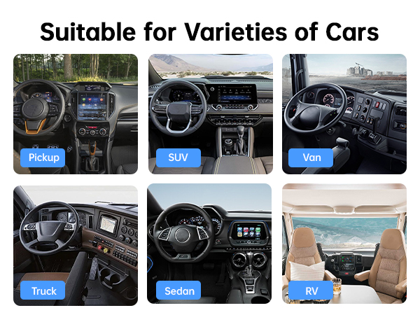 suitable for pickup suv van truck sedan rv etc.