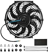 mupera Electric Radiator Cooling Fan - Universal Slim Fan Puller Only(2023 New), Electric Radiato...
