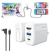 Switch Dock Charger for Nintendo Switch/OLED, 30W HDMI Adapter Switch Docking Station Replacement...