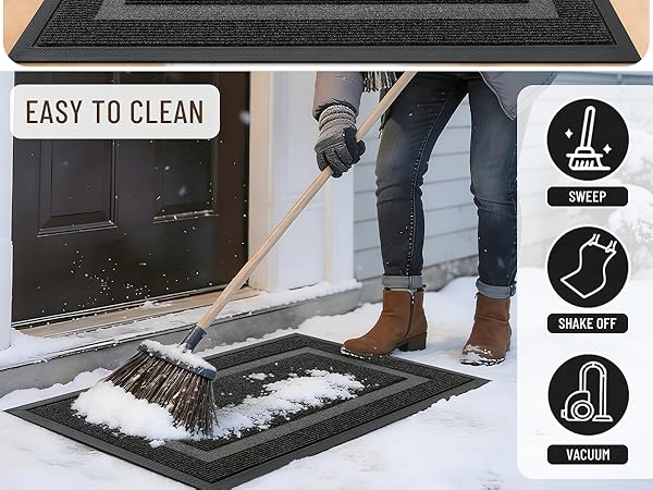 OLANLY Door Mat Outdoor
