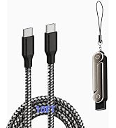 AltaMoment Detachable 2 in 1 USB C to USB C Cable with 10FT Cable, 240w Stand Data Cable for Desk...
