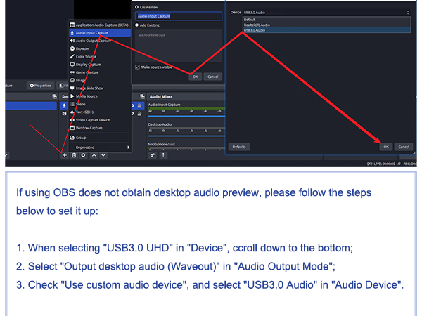 4K HDMI to USB 3.0 Type C Video Capture Card 1080P 60FPS