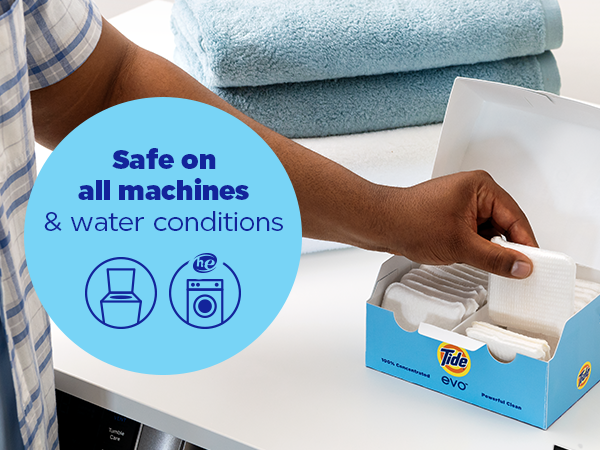 Safe on all machines and water conditions