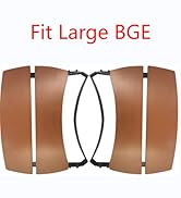 Quantfire Side Shelves Big Green Egg Accessories, Composite 2 Slat Egg Mates for Large Big Green ...