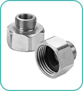 Kicimpro 3/8 Female to 1/2 Male Adapter