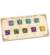 BENECREAT 7.87x3.94inch Wooden Spell Slot Tracker D&amp;D Spell Counter Board with Dice Storage Space...