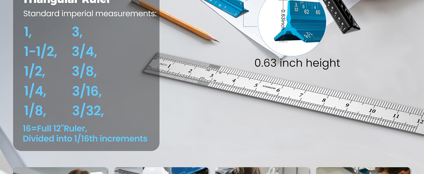 Architectural Scale Ruler 12-Inches