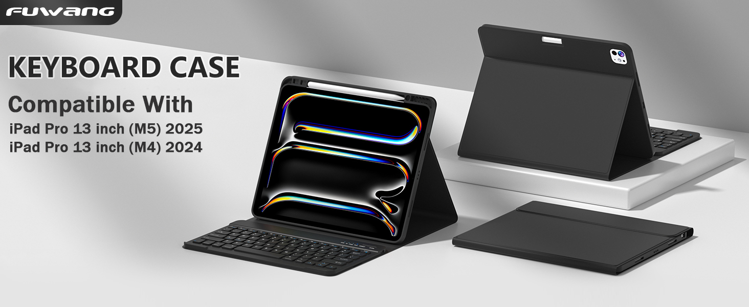 ipad pro 13 inch case 2024 with keyboard ipad 13 pro case with keyboard apple ipad pro 13 inch m4