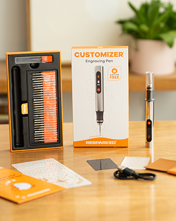 Resparked customer engraving pen