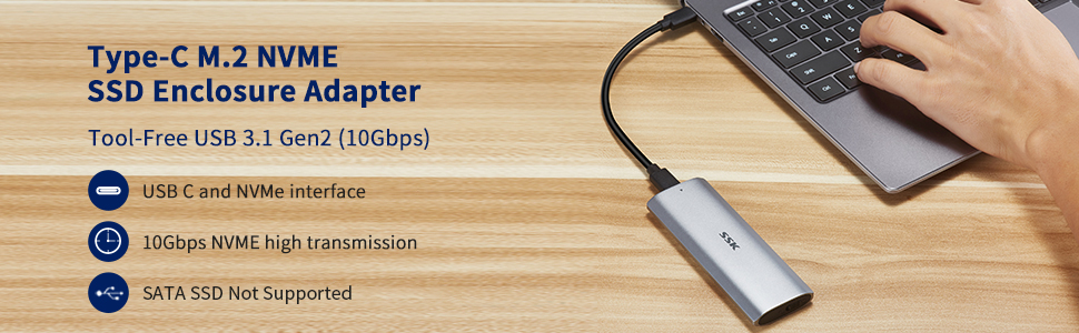 thunderbolt 3 m.2 nvme enclosure nvme usb adapter ssd m.2 reader