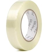 QILIMA Filament Strapping Tape, Heavy Duty Transparent Reinforced Fiberglass Tape(One Direction 1...