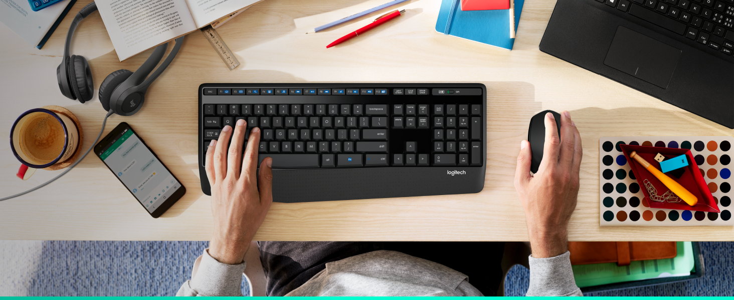 m330 silent plus wireless quiet click mouse