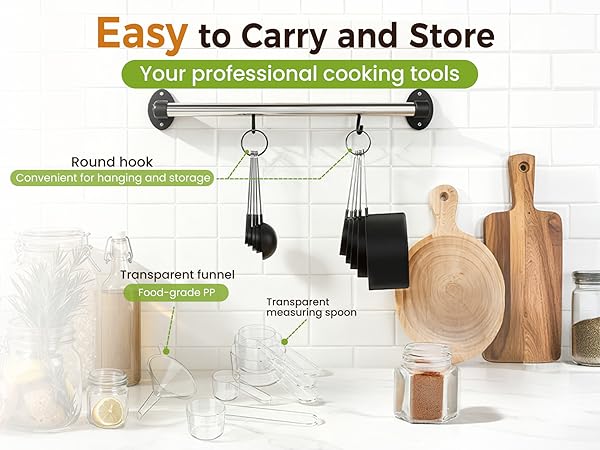 measuring cups and spoons set