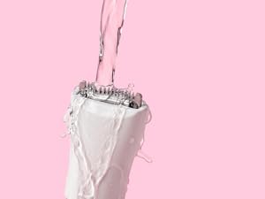 Water on trimmer head