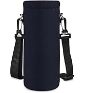 AUPET Water Bottle Bag Carrier,24oz/32oz Insulated Neoprene bottle Sling Holder Case Pouch Cover ...