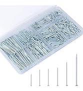 KURUI 700pcs Hardware Nails for Hanging Pictures Assorted Kit, Up to 2"-Long Picture Hanging Nail...