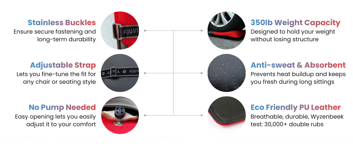 Ergonomic Back Support Cushion