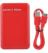 Qiilu External Hard Drive 1Tb External Hard Drive Abs 2.5Inch Usb3.0 Sata3.0 High Speed 6Gbps Mob...