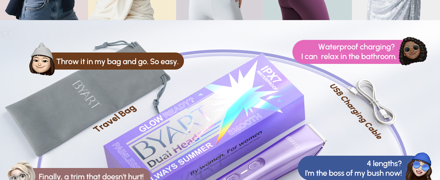 lady trimmer for pubic hair