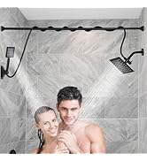 Voolan Dual Shower Head for Couples, High Pressure Rain Showerhead and Handheld Spray Combo, Adju...