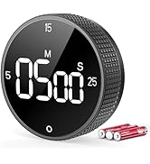 Digital Kitchen Timer,Productivity Timer with LED Digital Display, Magnetic Countdown Countup Vis...