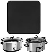 Slow Cooker Sliding Mat, Heat-Resistant Waterproof Rubber Slider Pad for SCV700-S-BR 7 Quart Slow...