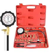 BETOOLL 0-140PSI Fuel Injector Injection Pump Pressure Tester Gauge Kit Car Tools (Master)