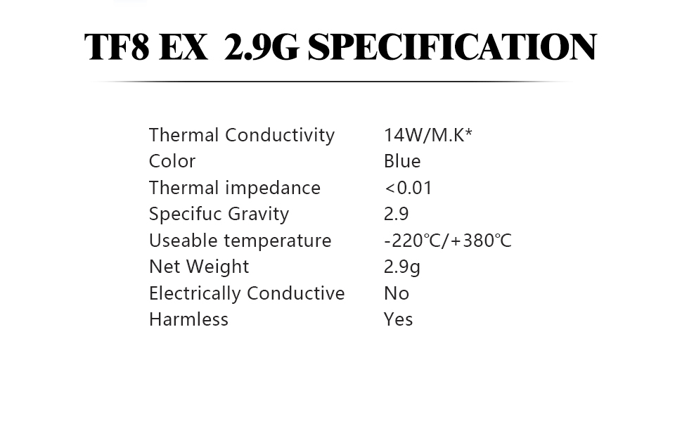 TF8 EX 2.9g thermal paste