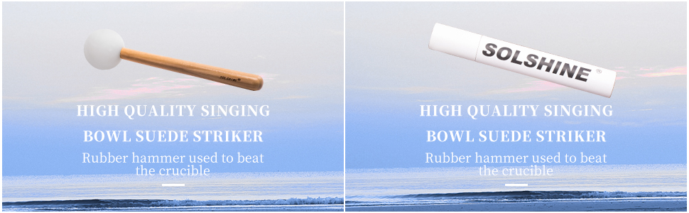 mallet for crystal singing bowl