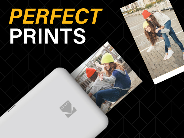 white portable picture photo printer wallet size photos 