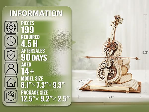 3d puzzles for adults wooden music box kit rokr 3d wooden puzzles for adults model kits for adults