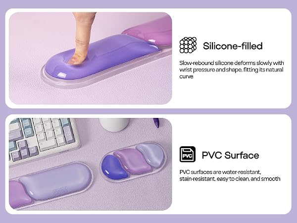 EPOMAKER CloudGel Wrist Rest for Keyboard and Mouse