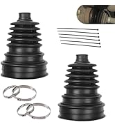 Zosgrew 2 PCS CV Axle Boot, Leak Proof CV Axle Boot Repair Kit, Highly Flexible Constant Velocity...