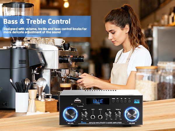 Bluetooth amplifier for speakers